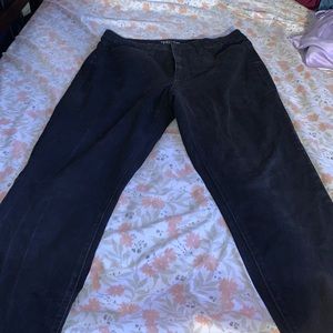 Black high rise skinny jeans